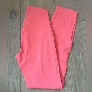 lululemon raspberry cream leggings